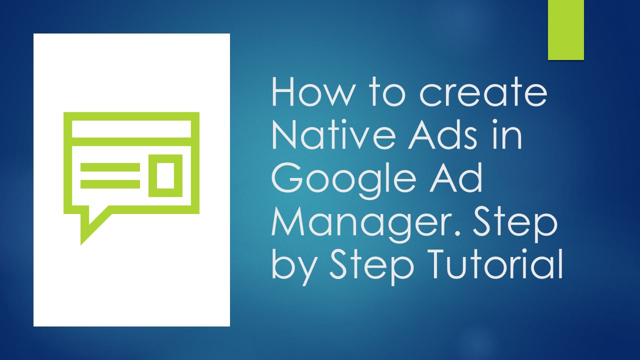 How to create native ads