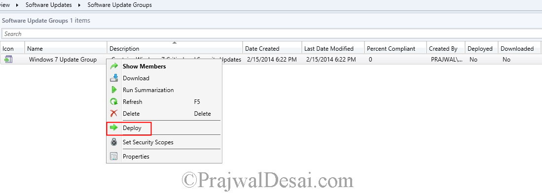 Deploy Software Updates Using SCCM 2012 R2 – BT BLOG