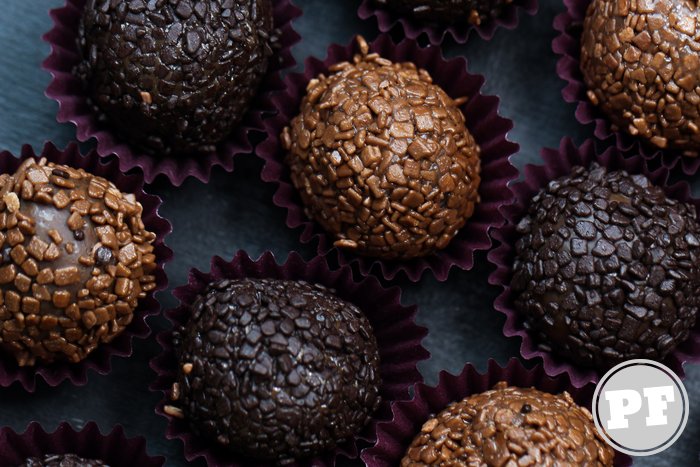 Brigadeiro Cremoso com Doce de Leite por PratoFundo.com