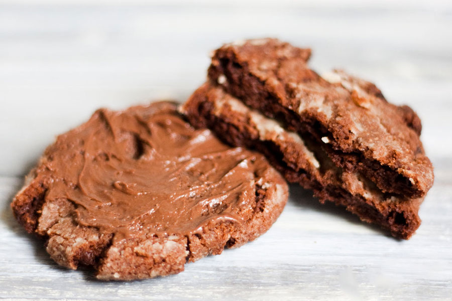 Cookies de Nutella e Chocolate por PratoFundo.com