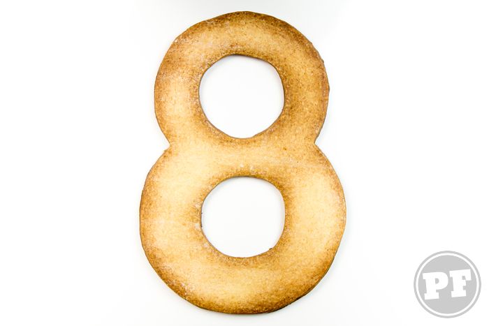 8 Anos: Cookies e Tipografia por PratoFundo