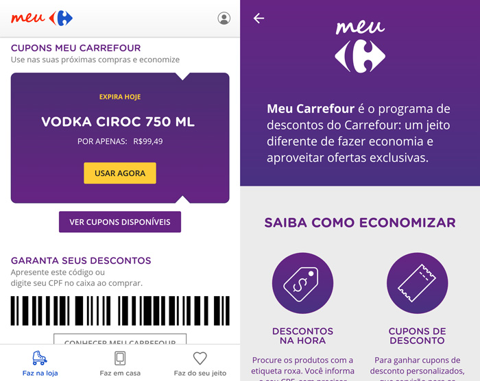 Aplicativo do Carrefour