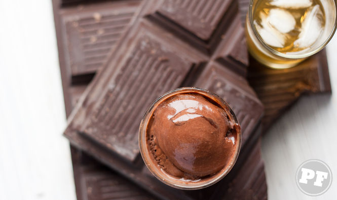 Receita: Sorvete de Chocolate & Whisky