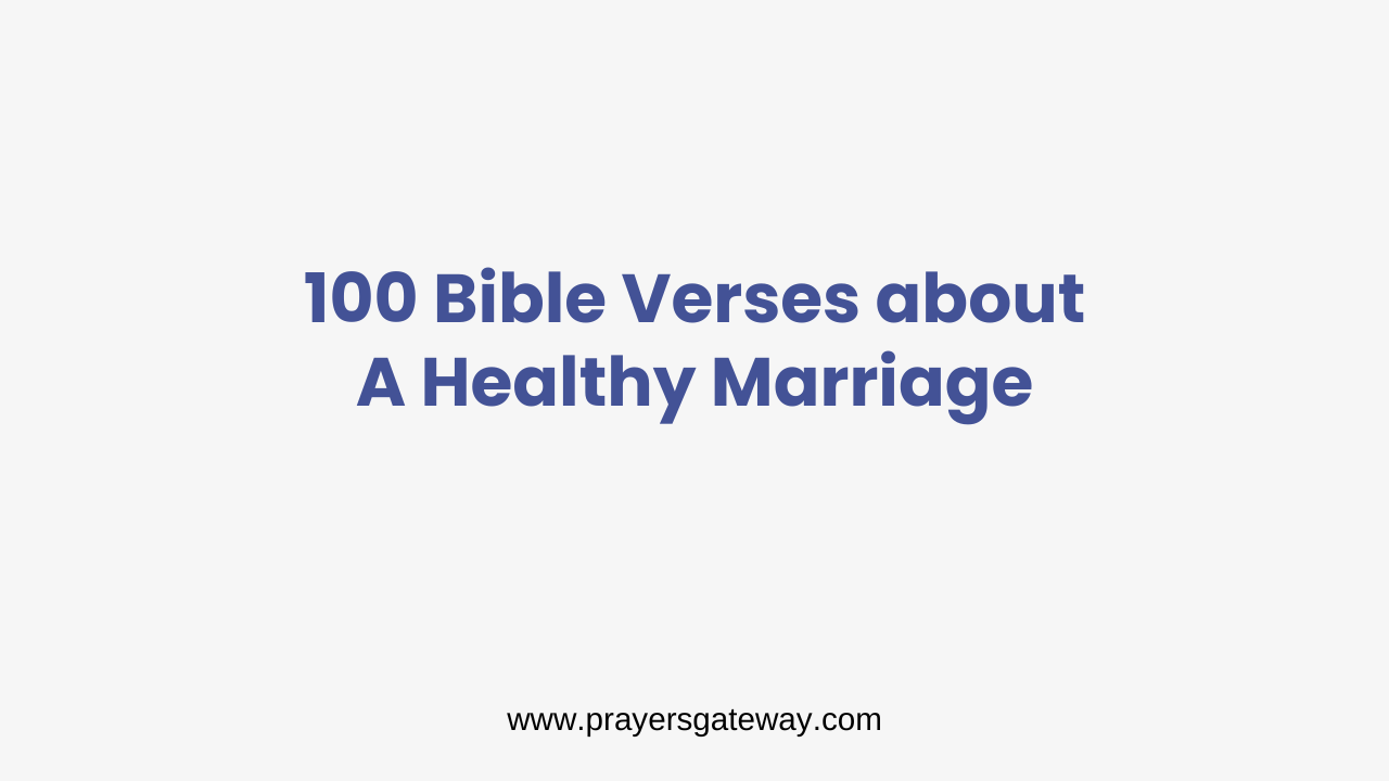 A Healthy Marriage