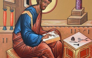 Icon of Saint Luke the Evangelist