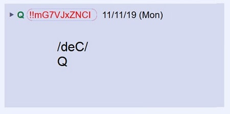8kun Returns and Q has Posted