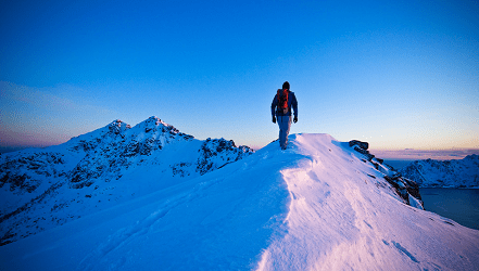Ascending the Mountain