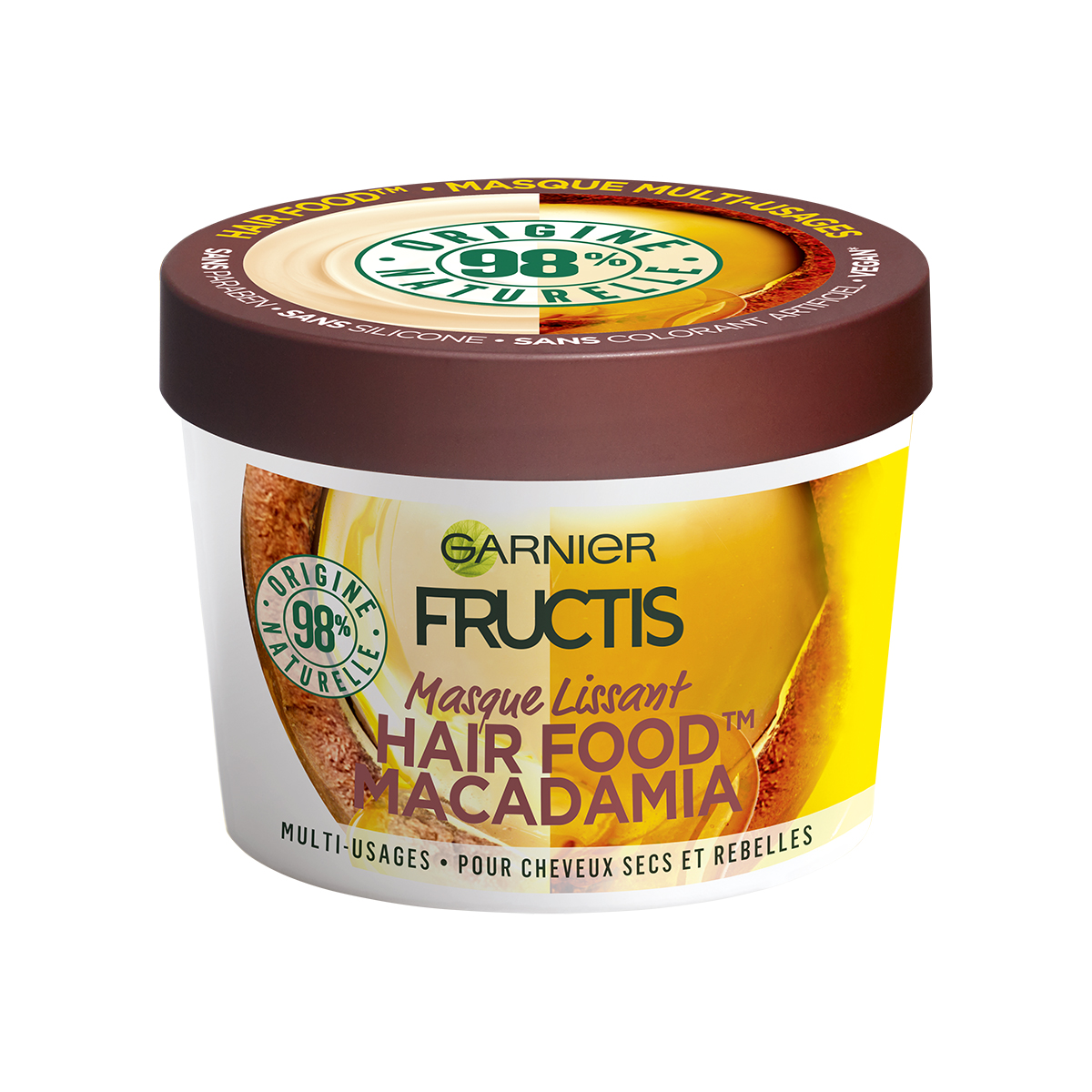 Fructis - Hair Food Masque Lissant Macadamia de GARNIER, profitez et  partagez vos avis et conseils sur les TESTEUSES