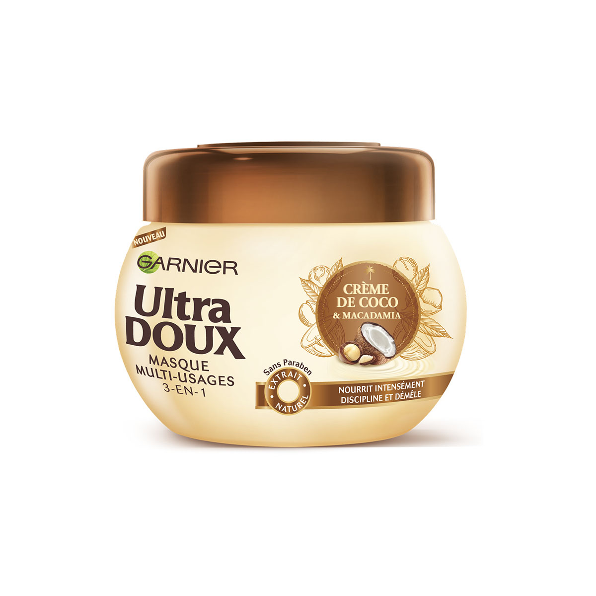 Ultra Doux - Masque Multi-usages Lait de coco et Macadamia de GARNIER,  profitez et partagez vos avis et conseils sur les TESTEUSES