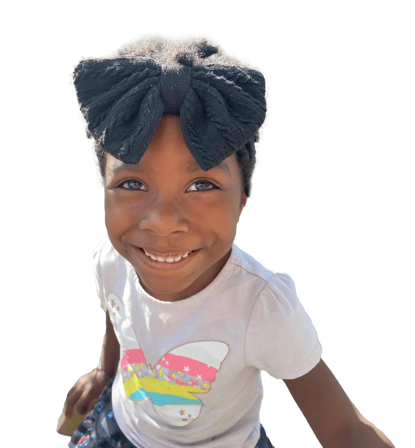 Child supported by quality education.