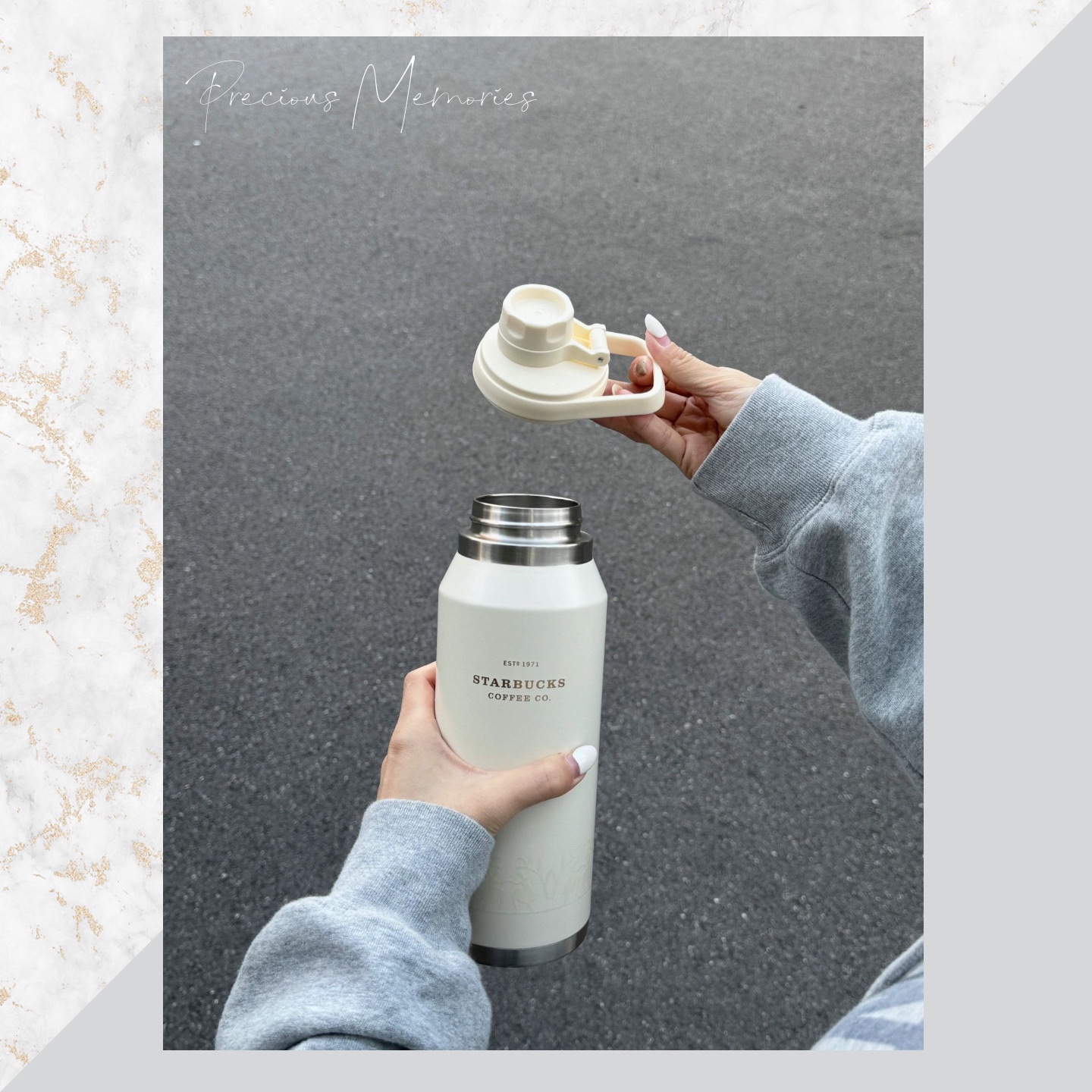 Ready Stock 现货秒发] STARBUCKS Anderson White Vintage