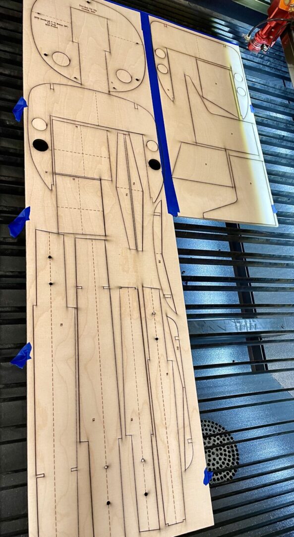 Beechcraft T-34 Mentor (98") Short Wood Kit - Image 3