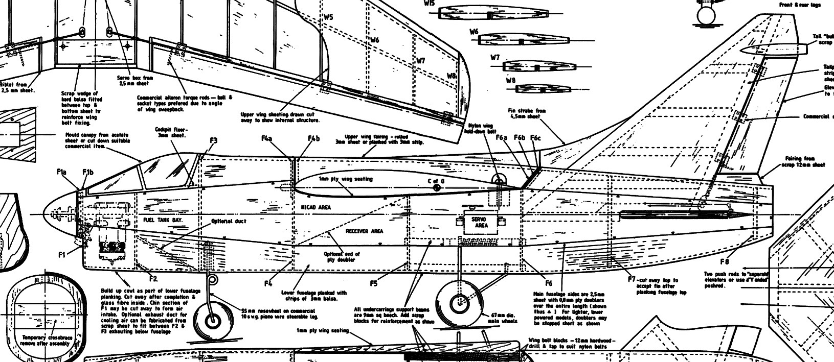Corsair II (41.5") Plan Set (Prop Driven)