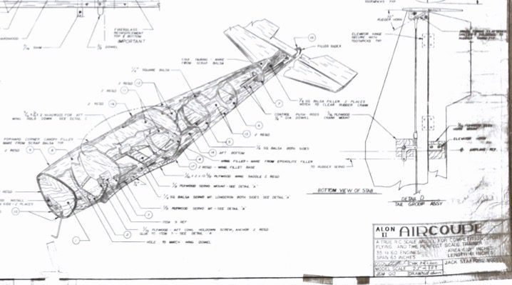 Alon II Aircoupe (Ercoupe) (63") Plan Set