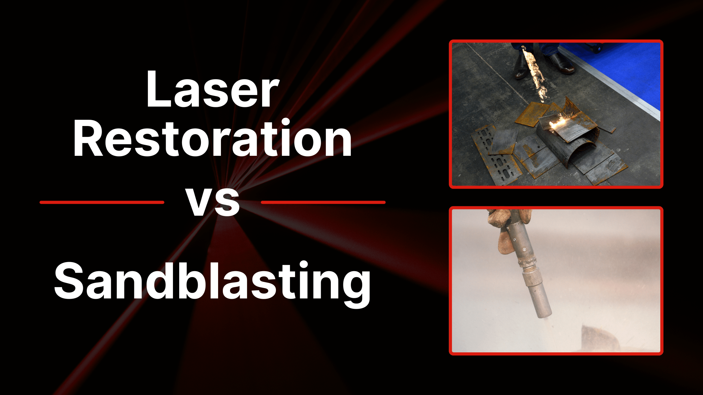 laser restoration vs sandblasting