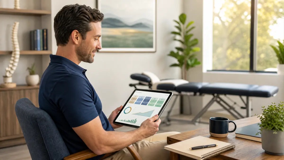 Chiropractor building a profitable practice with a balanced schedule and sustainable systems