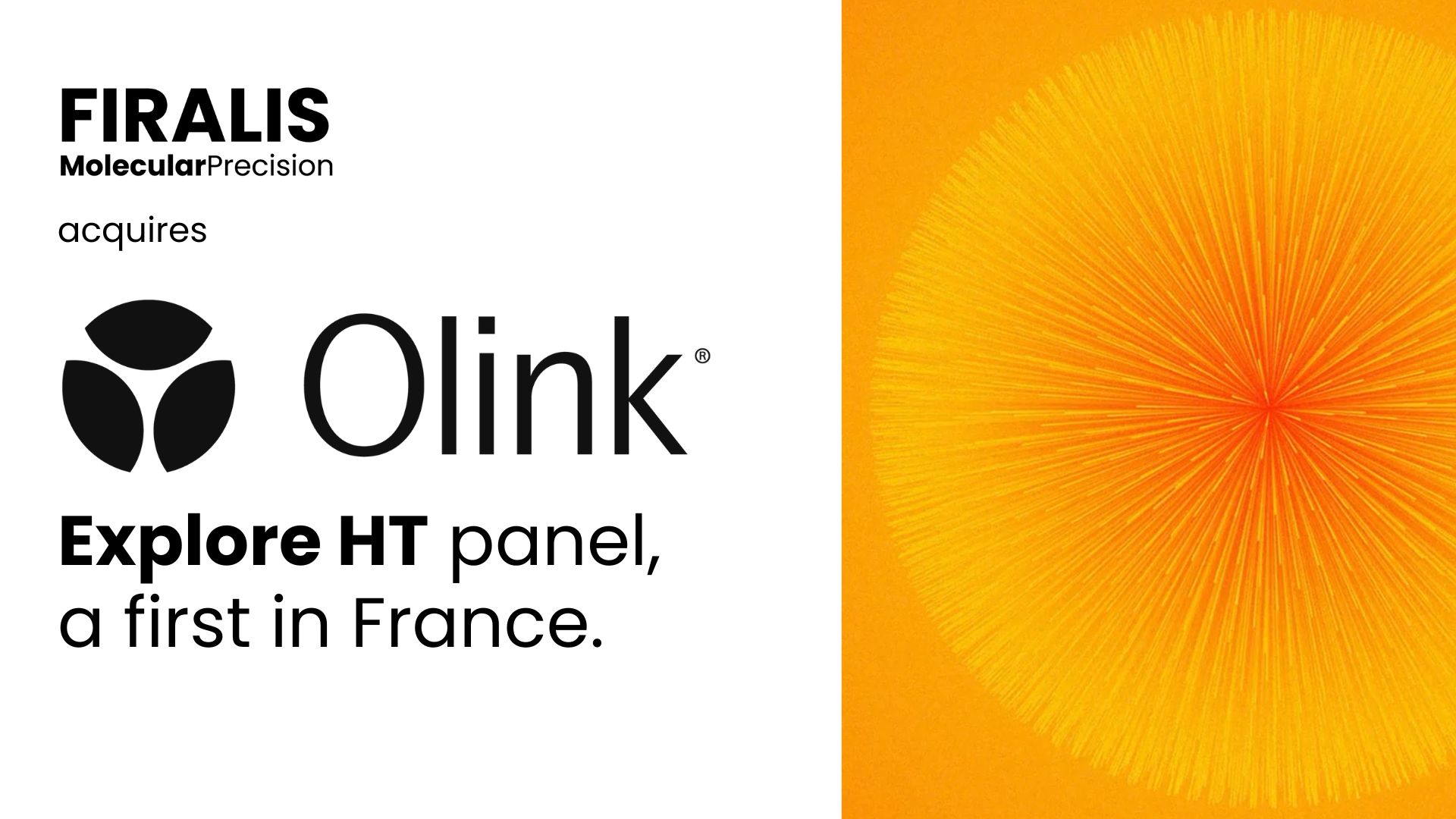 Firalis Molecular Precision acquires Olink® Explore HT panel