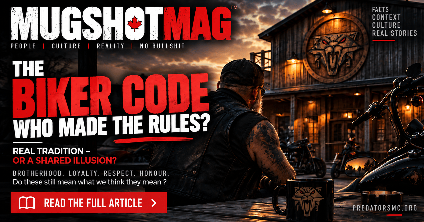 Who wrote the Biker Code?