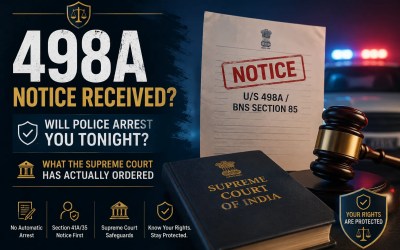 I Just Got Served a 498A / BNS Section 85 Notice: Will the Police Arrest Me Tonight? What the Supreme Court Has Actually Ordered