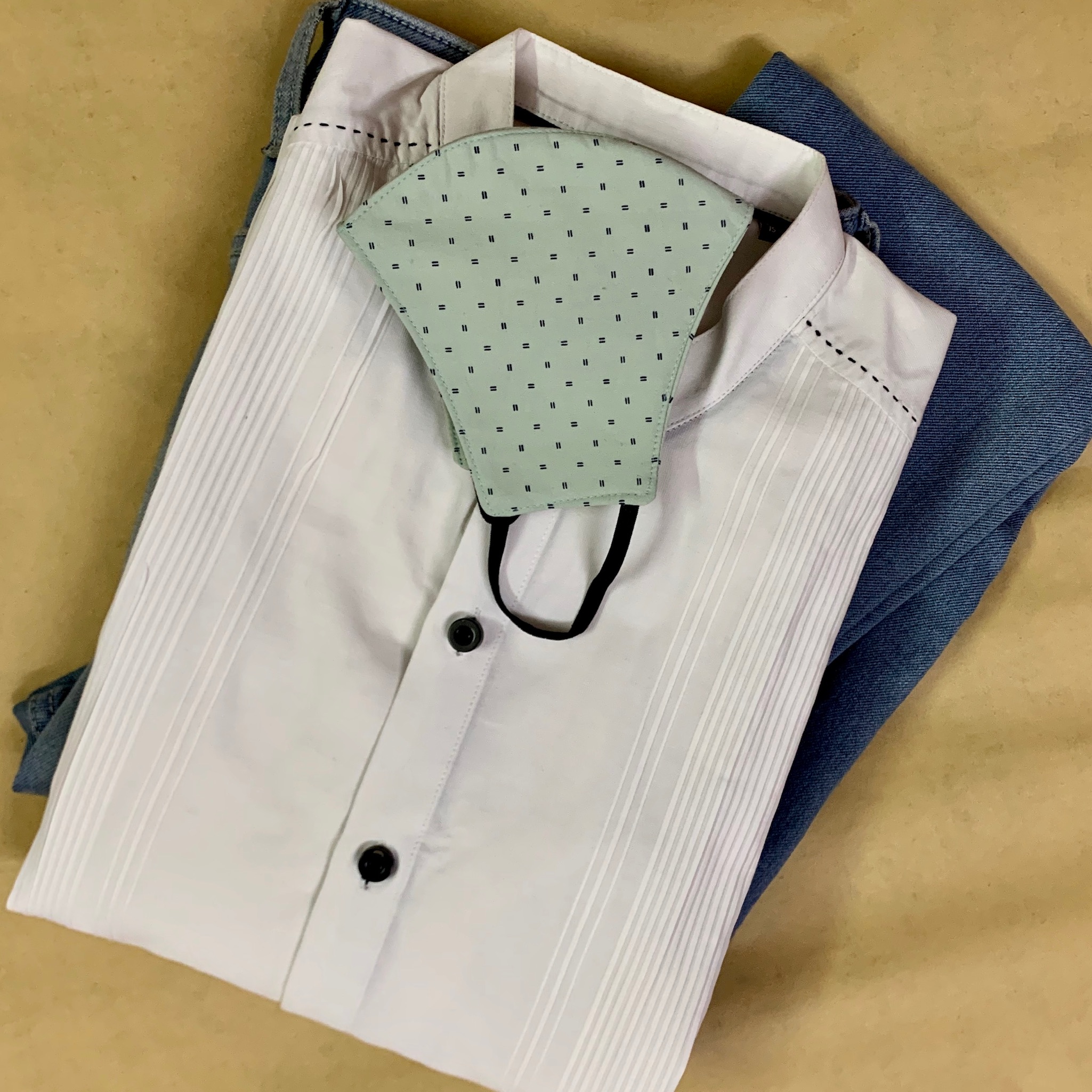 Reusable soft cotton masks with invisible stitching