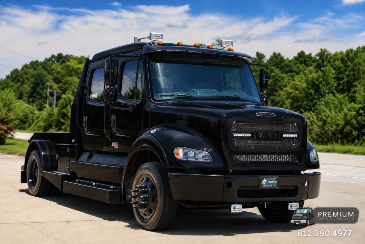 2027 Freightliner M2-112 Laredo Conversion Black – NEW Detroit 525