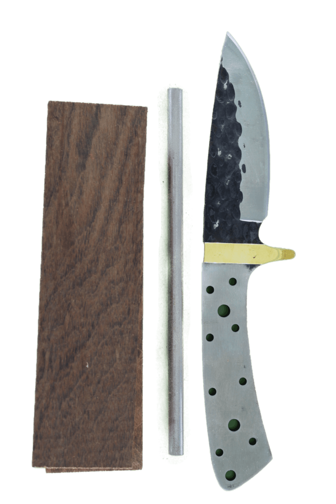 MOHAVE SKINNER HAMMERED SCF805 KNIFE KIT ROSEWOOD Premium Knife