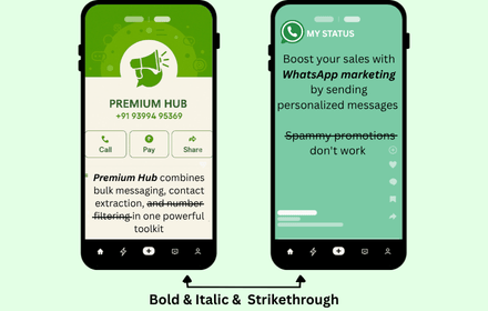WhatsApp Text Formatter Use Case 2