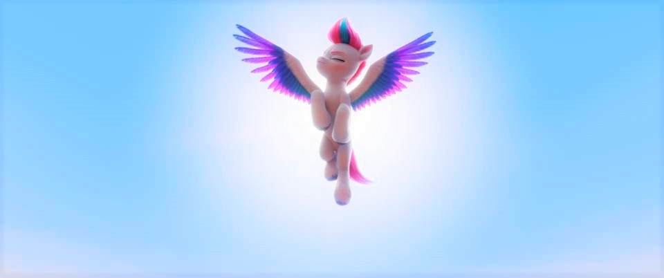 My Little Pony: A New Generation - ZIPP (voiced by Liza Koshy). Cr: © 2021 Hasbro, Inc. All Rights Reserved.