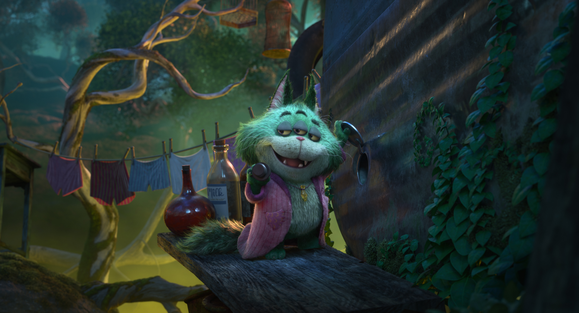 Beef Roger Crummchuk (voiced by Walton Goggins) in Walt Disney Animation Studios' "Hexed". © 2026 Disney Enterprises, Inc. All Rights Reserved.