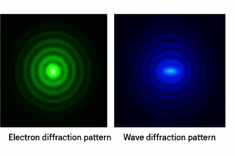 Electron Diffraction Lab Exploring Wave Particle Duality - Geometric Picture Collection - Mobile Quality