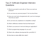 Top 21 Software Engineer Interview Questions In 2026 With Answers