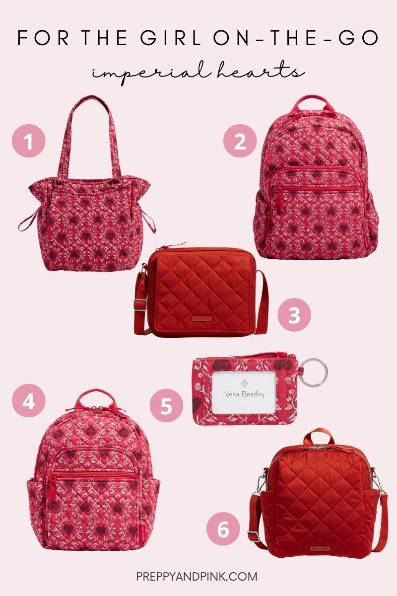 Valentines Day: Vera Bradley Imperial Hearts - Preppy & Pink