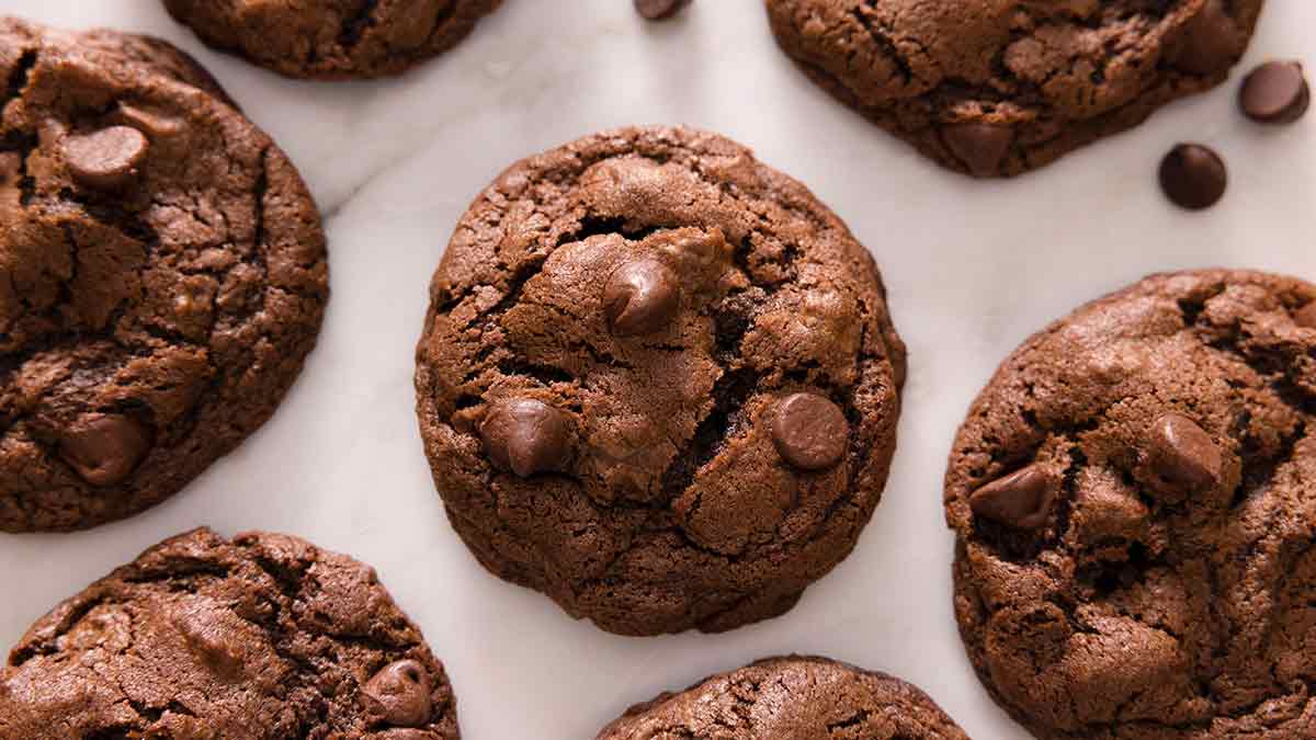 · add the egg and vanilla. Double Chocolate Chip Cookies Preppy Kitchen