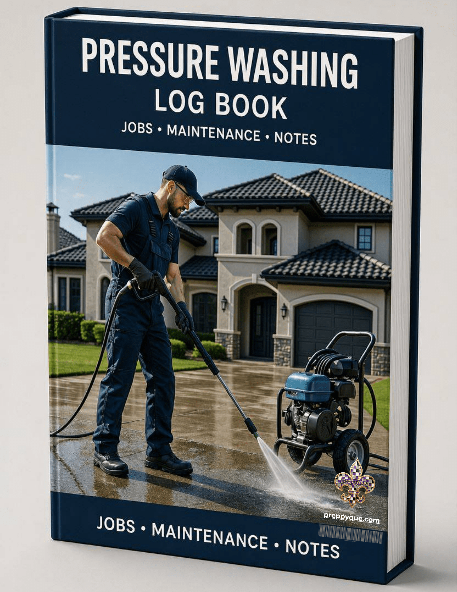 PRESSURE WASHING LOG BOOK