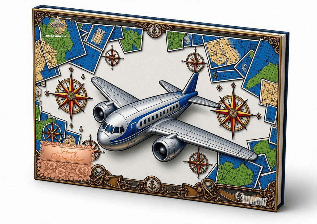 AIRPLANE COLORING BOOK