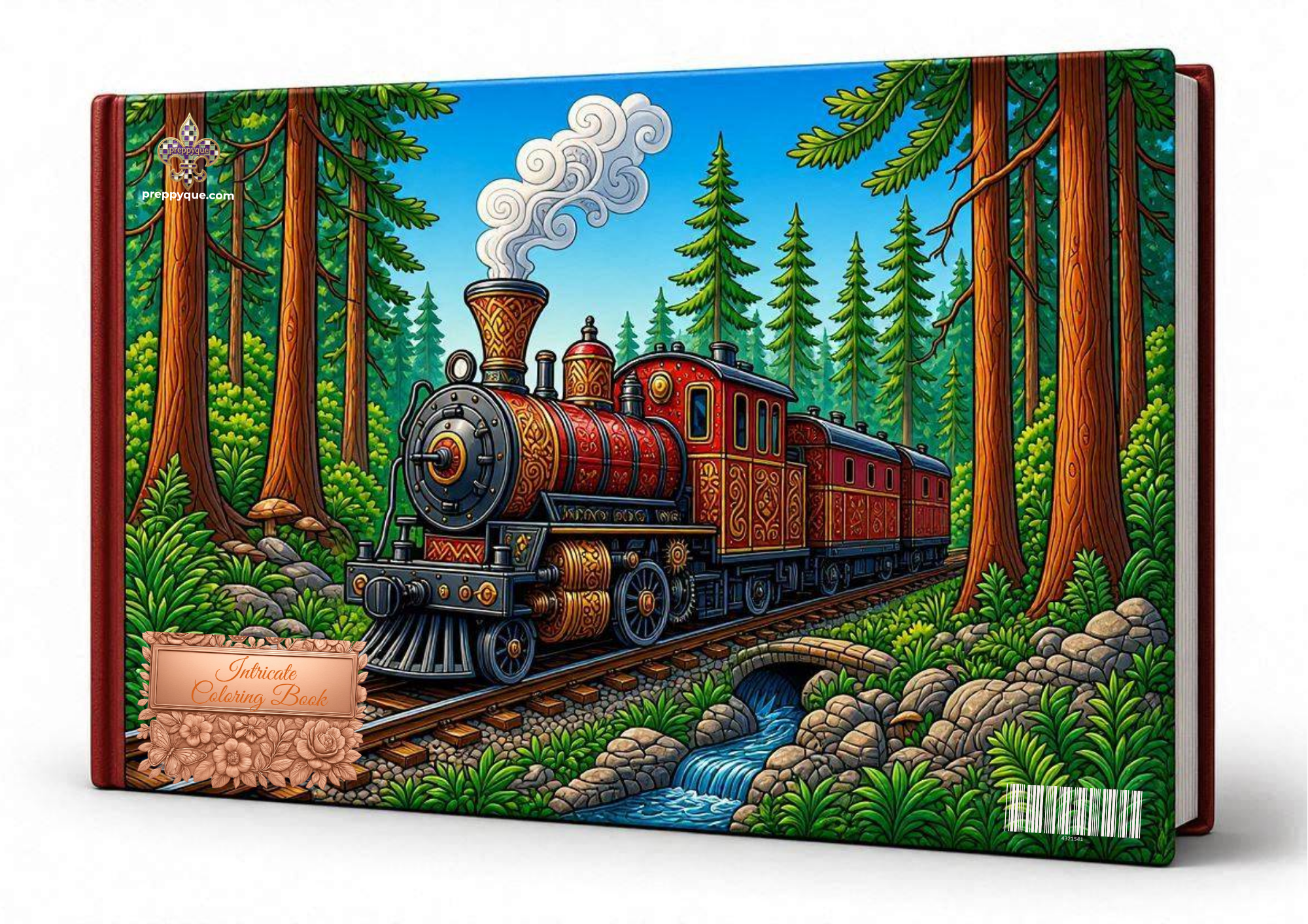 TRAIN COLORING BOOK