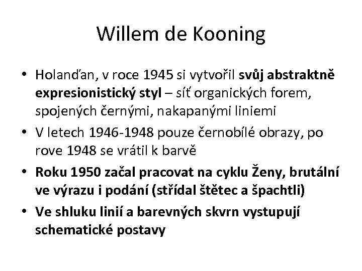 Abstraktni Expresionismus Lyricka Abstrakce I Abstraktni Umeni