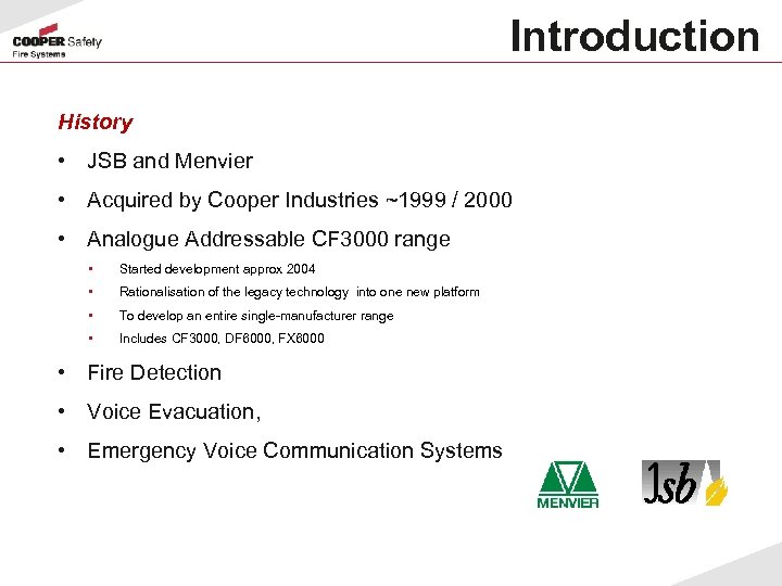 Cf 3000 Addressable Fire Detection System Introduction