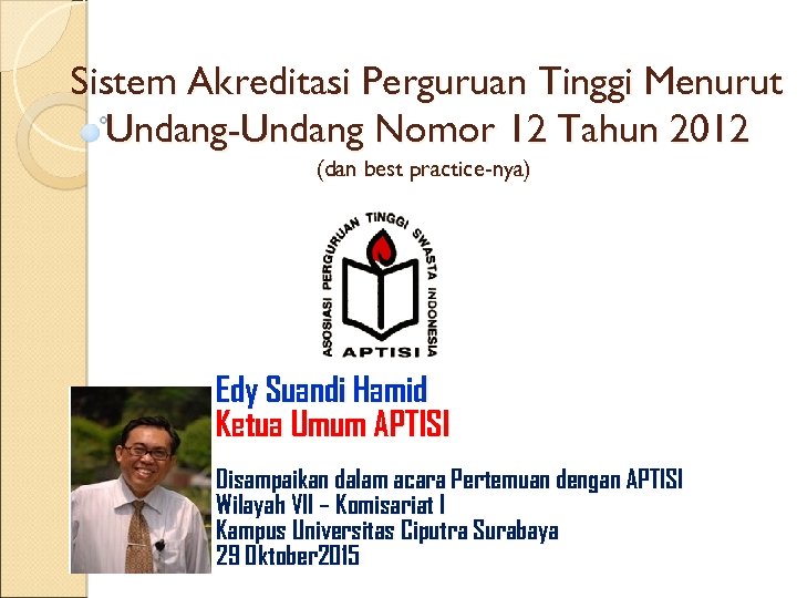 Untuk mengetahui akreditasi dari program studi perguruan tinggi diatas, . Sistem Akreditasi Perguruan Tinggi Menurut Undang Undang Nomor 12