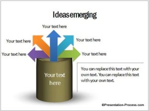 cylinder powerpoint hollow 3d example presentation represent diagram