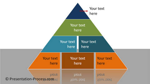 PowerPoint Pyramid Segmented