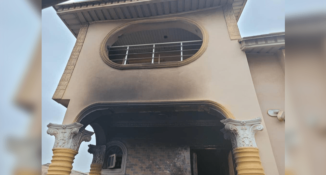 Sunday Igboho’s House Set On Fire By Unidentified Hoodlums