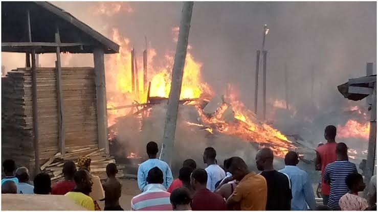 Fire Razes Abuja Furniture Market