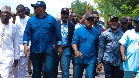 PDP Leaders Storm NASS, Protest Nomination Of Onochie As INEC Commissioner