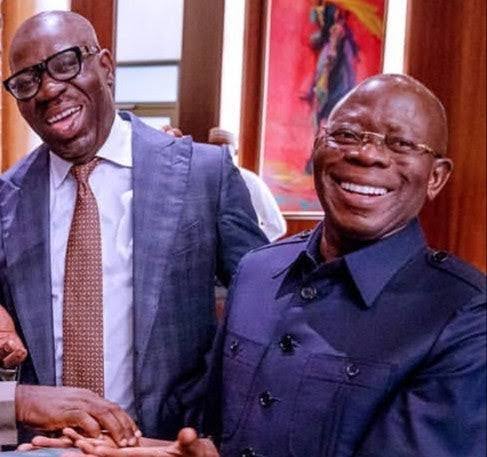 Oshiomole Congratulates Obaseki Says ’I Have Put All Behind Me And Moved On’