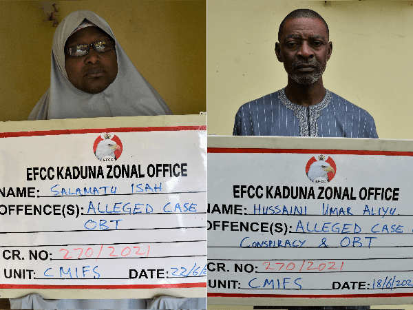 EFCC Arrest Two In Kaduna For PEF Employment Scam