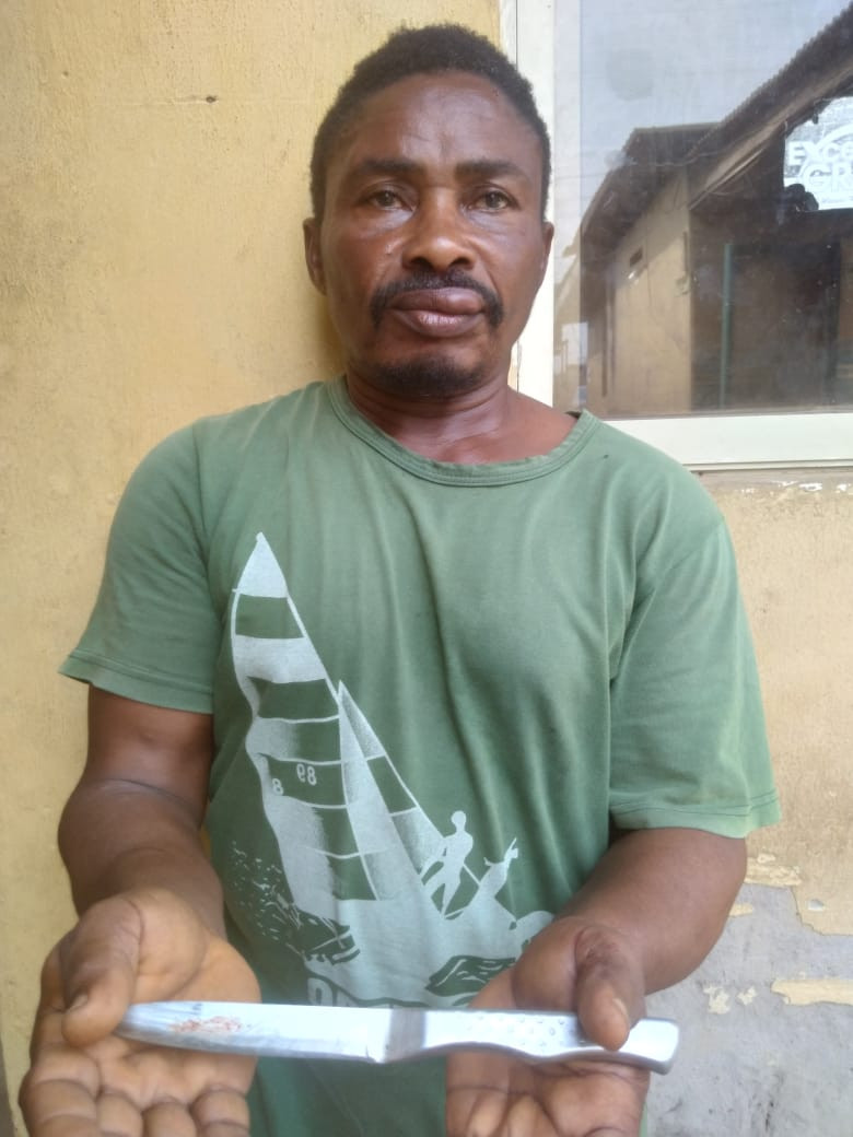 Daniel Udoh Arrested For Allegedly Stabbing His Lover’s Husband To Death In Ogun