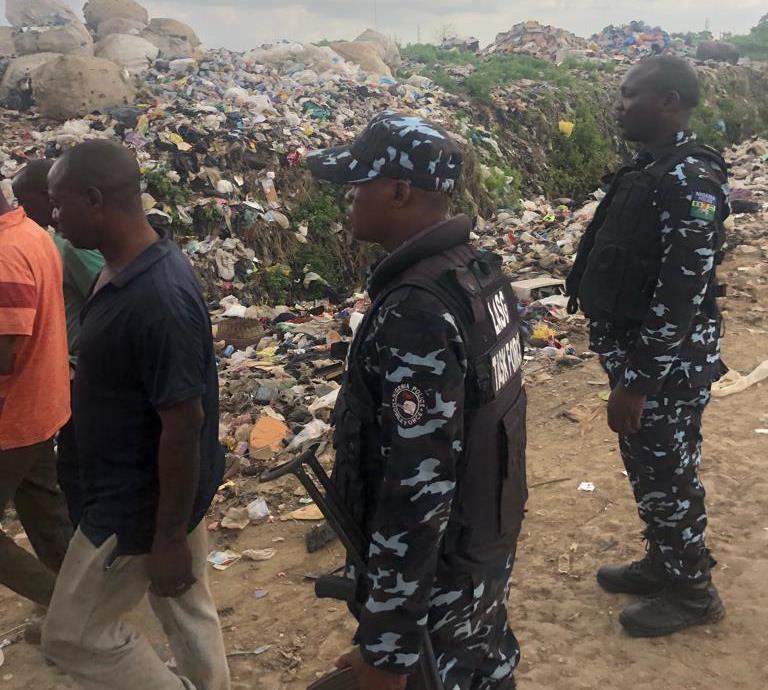 Taskforce Arrests 9 Robbery Suspects In Lagos Dumpsite