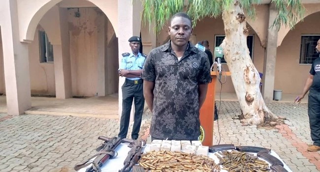 Police Nab Former Army Corporal Who Supplies Weapons To Bandits