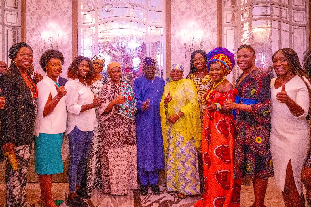 President Tinubu Meets With Nigerians In Paris
